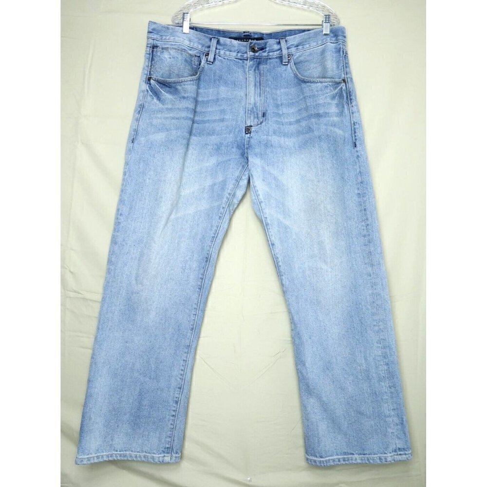 Sean John Jeans Light Wash Hamilton Classic Relaxed Fit Denim Men's 39x29 Y2K